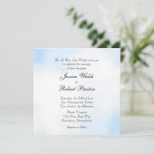 Uitnodigingen tot weddenschappen op wolken (Staand voorkant)