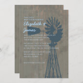 Uitnodigingen tot weduwschap in het land (Voorkant / Achterkant)