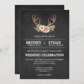 Uitnodigingen tot weduwschap in het land Chalkboar (Voorkant / Achterkant)