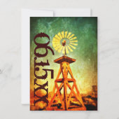 Uitnodigingen tot weduwschap met een stormachtig w (Achterkant)