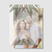 Uitnodigingen tot weduwschap met eucalyptus (Offset (Koppel))