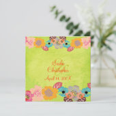 Uitnodigingen tot weduwschap tussen Leis en Luau (Staand voorkant)