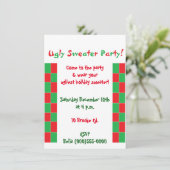 Uitnodigingen "Ugly Sweater Party" (Staand voorkant)