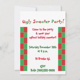 Uitnodigingen "Ugly Sweater Party"