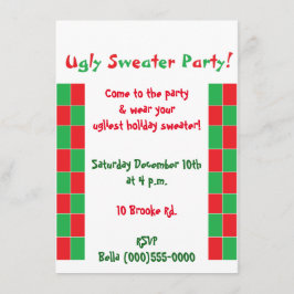 Uitnodigingen "Ugly Sweater Party"