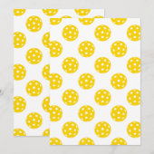 Uitnodigingen uitvindingen van Pickleball Cards (Voorkant / Achterkant)