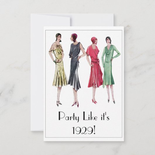 Uitnodigingen van 1929 (Voorkant)