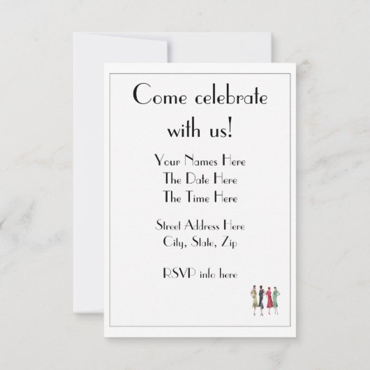 Uitnodigingen van 1929 (Achterkant)