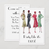 Uitnodigingen van 1929 (Voorkant / Achterkant)