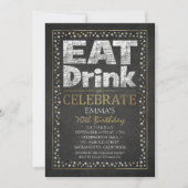 Uitnodigingen van 70e verjaardag van persoonlijke (Voorkant)