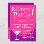 Uitnodigingen van aftredende partijen | Aangepaste (Voorkant / Achterkant)