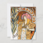 Uitnodigingen van Alphonse Mucha Gismonda (Voorkant)