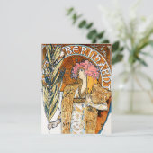 Uitnodigingen van Alphonse Mucha Gismonda (Staand voorkant)