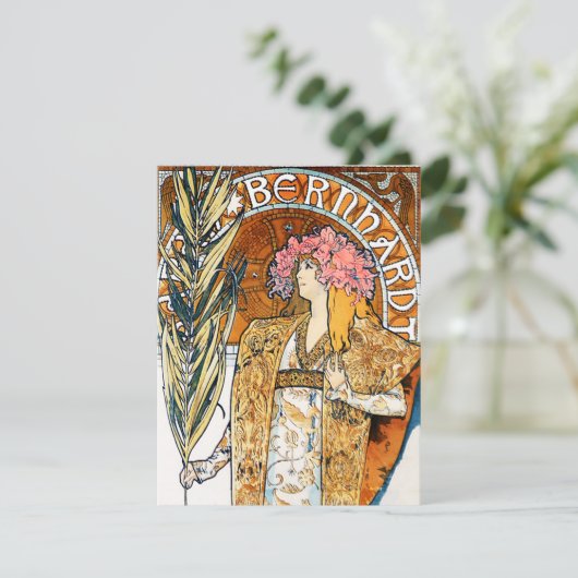 Uitnodigingen van Alphonse Mucha Gismonda (Staand voorkant)