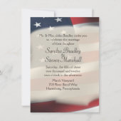 Uitnodigingen van Amerikaanse vlagweddenschappen (Voorkant)