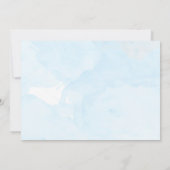 Uitnodigingen van ananas Waterverf Tropische Parti (Achterkant)