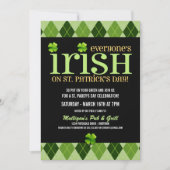 Uitnodigingen van Argyle St. Patricks Day (Voorkant)