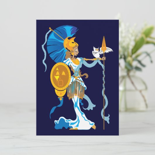 Uitnodigingen van Athena (Staand voorkant)