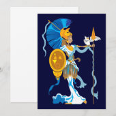 Uitnodigingen van Athena (Voorkant / Achterkant)