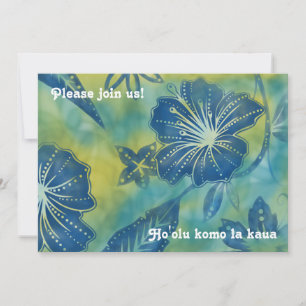 uitnodigingen van Balinese Batik Luau
