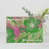  uitnodigingen van Balinese Batik Luau (Staand voorkant)