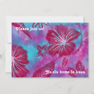 uitnodigingen van Balinese Batik Luau