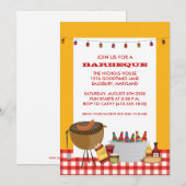 Uitnodigingen van BBQ-partijen (Voorkant / Achterkant)