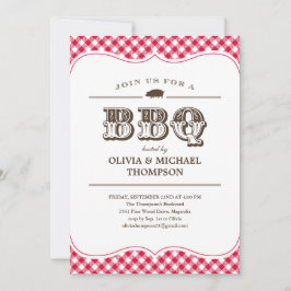 Uitnodigingen van BBQ-partijen