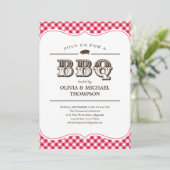 Uitnodigingen van BBQ-partijen (Staand voorkant)