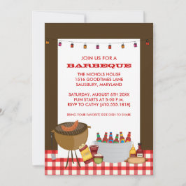 Uitnodigingen van BBQ-partijen