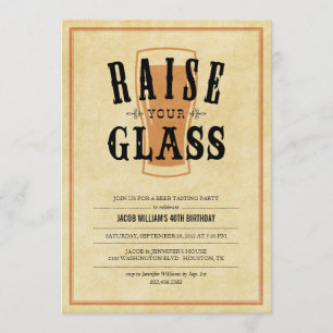 Uitnodigingen van Beer Tasting Party