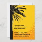 Uitnodigingen van beide partijen met palmzonsonder (Achterkant)