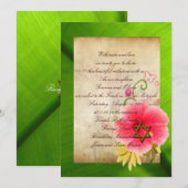 Uitnodigingen van B'nai Mitzvah (Voorkant / Achterkant)