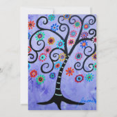 Uitnodigingen van B'nai Mitzvah (Achterkant)