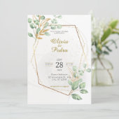 Uitnodigingen van Boda en Espanol (Staand voorkant)