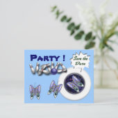 Uitnodigingen van Bowling Party  (Staand voorkant)