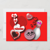 Uitnodigingen van Bowling Party (Voorkant)