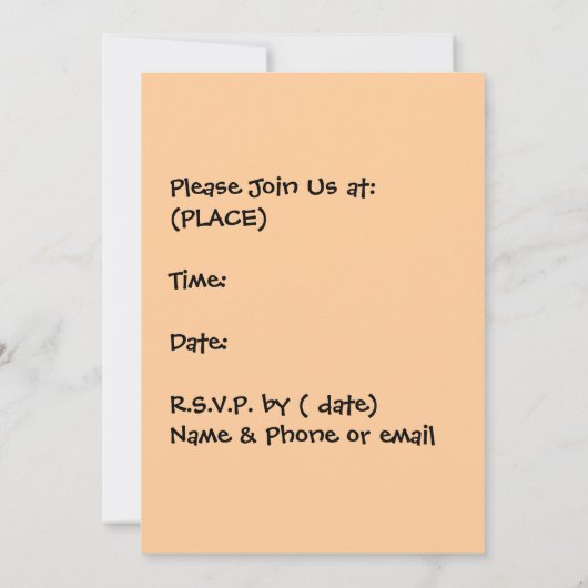 Uitnodigingen van Bowling Party (Achterkant)