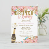 Uitnodigingen van Brunch en Bubble Bridal (Staand voorkant)