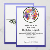 Uitnodigingen van Brunch/Lente Partij (Voorkant / Achterkant)