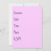 uitnodigingen van Bulldog Party (Achterkant)