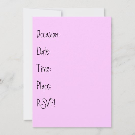  uitnodigingen van Bulldog Party (Achterkant)