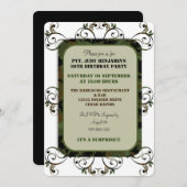 Uitnodigingen van Camouflage Birthday Party (Voorkant / Achterkant)