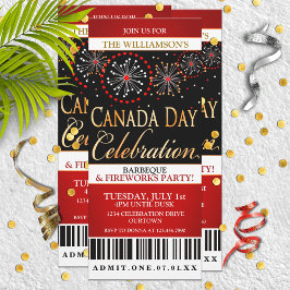 Uitnodigingen van Canada Day Fireworks Party