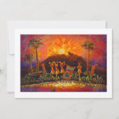 Uitnodigingen van CBjork Tiki Luau (Voorkant)