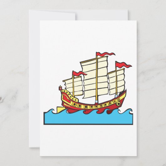 Uitnodigingen van Chinese zweefschepen (Voorkant)