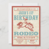 Uitnodigingen van Cowboy Birthday Rodeo Party (Voorkant)