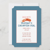 Uitnodigingen van Crawfish Boil (Achterkant)