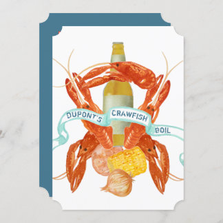 Uitnodigingen van Crawfish Boil