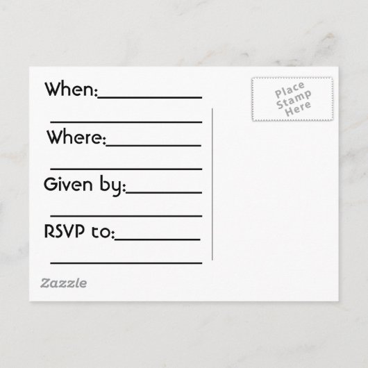 Uitnodigingen van Crawfish Boil (Achterkant)